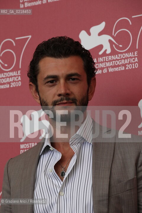 67th Venice International Film Festival - Venice September 5, 2010 - Photocall of the film 20 sigarette -  The actor Vinicio Marchioni