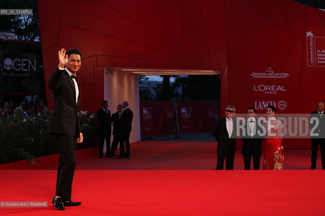 67th Venice International Film Festival - Venice September 5, 2010 - Red Carpet of the film Di Renjie Zhi Tongtian Diguo (Detective Dee and the Mystery of the Phantom Flame) - The actor Andy Lau