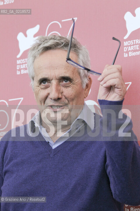 67th Venice International Film Festival - Venice September 8, 2010 - Photocall of the film Sorelle Mai - The director Marco Bellocchio .
