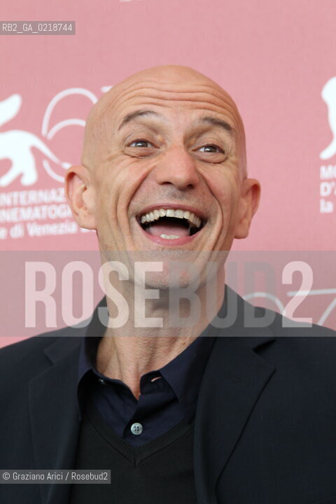 67th Venice International Film Festival - Venice September 7, 2010 - Photocall of the film Into Paradise - The actor Peppe Servillo.