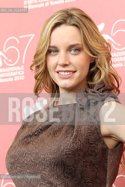 67th Venice International Film Festival - Venice September 7, 2010 - Photocall of the film Balada Triste De Trompeta - The actress Carolina Bang