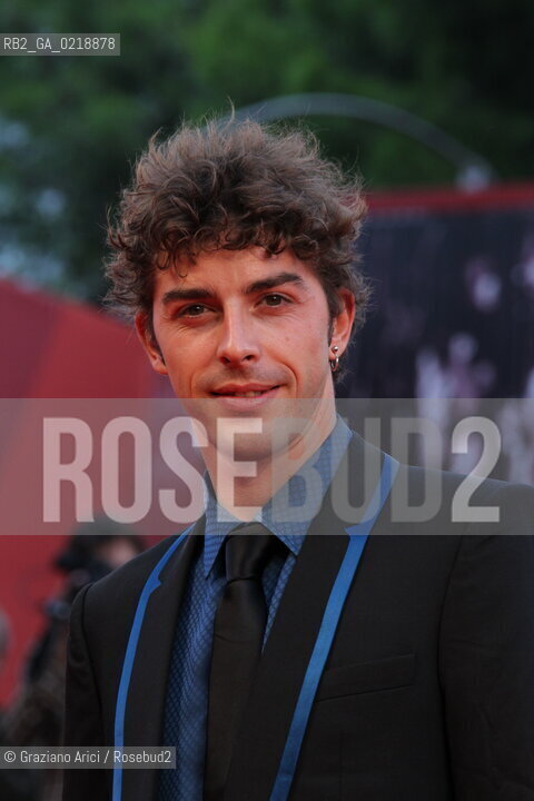 67th Venice International Film Festival - Venice September 7, 2010 - Red Carpet of the film Noi Credevamo - Actor Michele Riondino