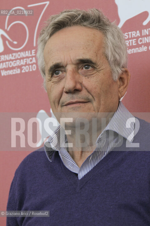 67th Venice International Film Festival - Venice September 8, 2010 - Photocall of the film Sorelle Mai - The director Marco Bellocchio .