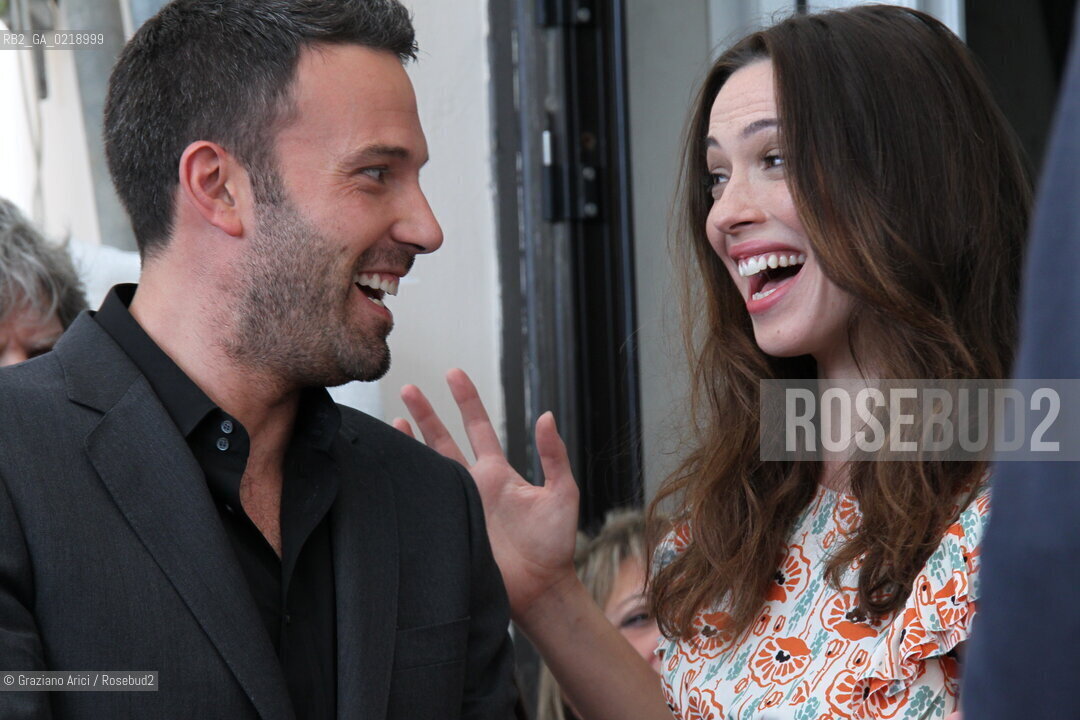67th Venice International Film Festival - Venice September 8, 2010 - Photocall of the film The Town - The director Ben Affleck with actress Rebecca Hall