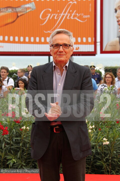 67th Venice International Film Festival - Venice September 8, 2010 - Red Carpet of the film Sorelle Mai - The director Marco Bellocchio