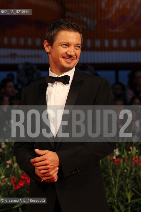 67th Venice International Film Festival - Venice September 8, 2010 - Red Carpet of the film The Town - Actor Jeremy Renner
