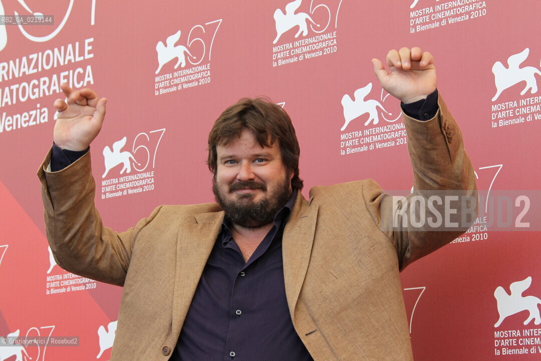 67th Venice International Film Festival - Venice September 9, 2010 - Photocall of the film Notizie degli Scavi - Actor Giuseppe Battiston