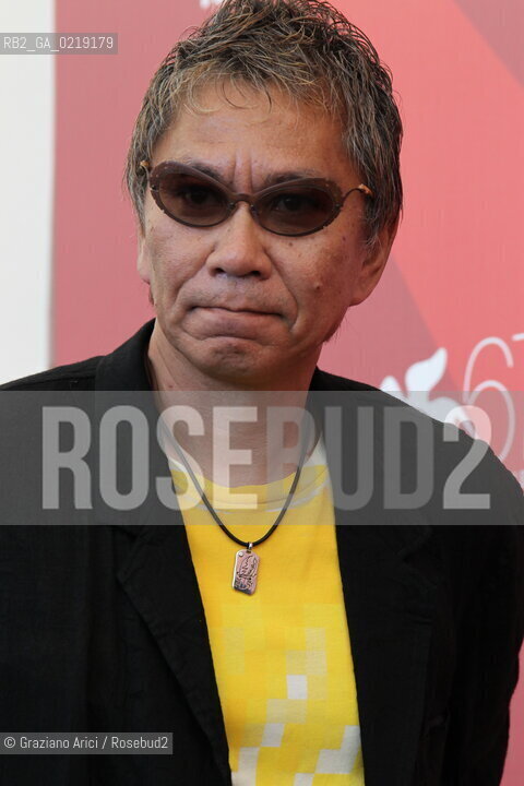 67th Venice International Film Festival - Venice September 9, 2010 - Photocall of the film Jusan-Nin No Shikaku (13 assassins) - The director Takashi Miike