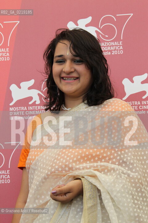67th Venice International Film Festival - Venice September 9, 2010 - Photocall of the film That Girl In Yellow Boots - Actress Puja Sarup