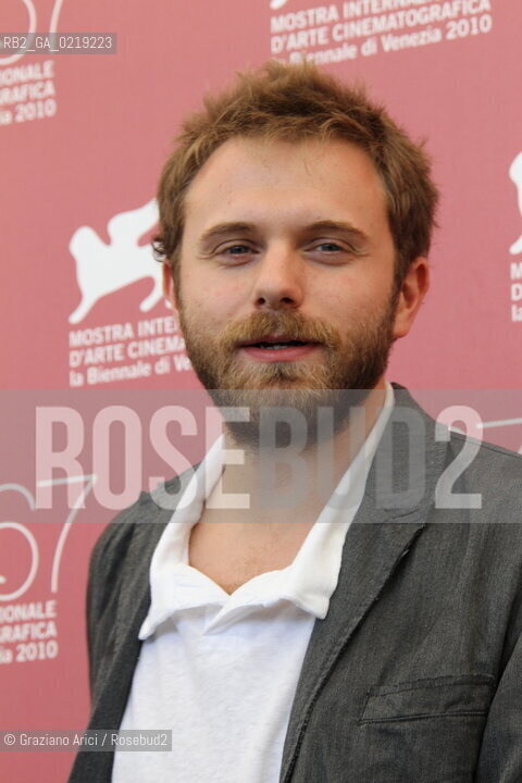 67th Venice International Film Festival - Venice September 9, 2010 - Photocall of the film La Solitudine Dei Numeri Primi - Author of the novel, co-screenwriter Paolo Giordano