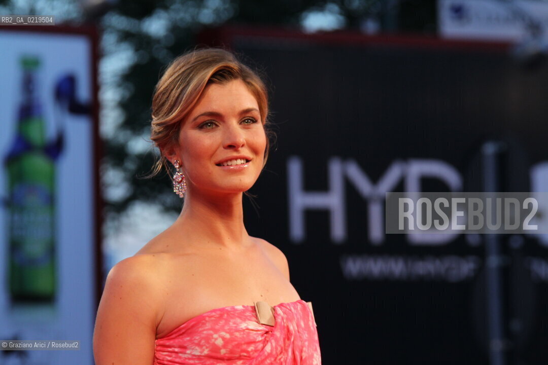 67th Venice International Film Festival - Venice September 10, 2010 - Red Carpet of the film Barneys Version - Vittoria Puccini actress
