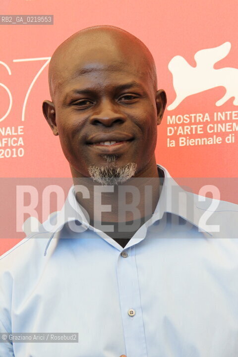 67th Venice International Film Festival - Venice September 11, 2010 - Photocall of the film The Tempest - Actor Djimon Hounsou.
