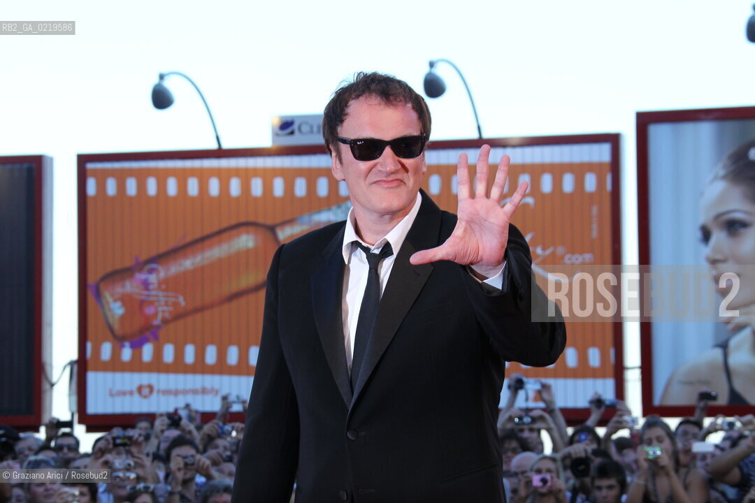 67th Venice International Film Festival - Venice September 11, 2010 - Red Carpet of The Awards at the 67th Venice Film Festival - The president of the Jury, Quentin Tarantino
