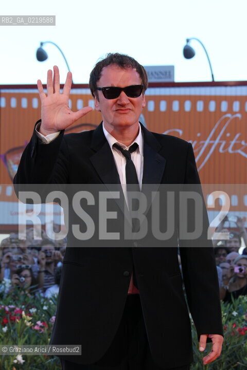 67th Venice International Film Festival - Venice September 11, 2010 - Red Carpet of The Awards at the 67th Venice Film Festival - The president of the Jury, Quentin Tarantino