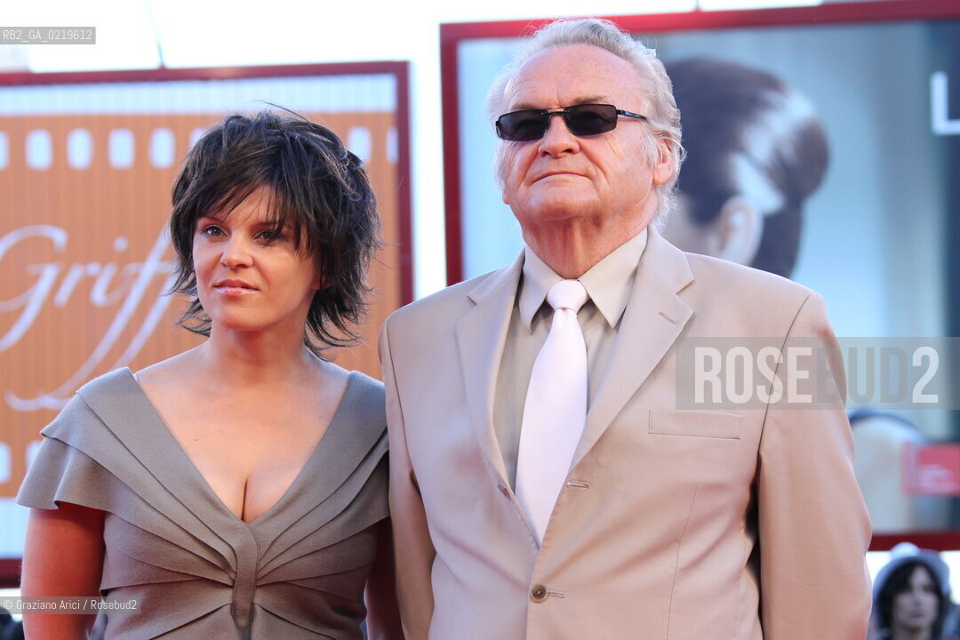 67th Venice International Film Festival - Venice September 11, 2010 - Red Carpet of the Awards at the 67th Venice Film Festival - Special Jury Prize to: Essential Killing by Jerzy Skolimowski (Poland, Norway, Hungary, Ireland). The director with his wife
