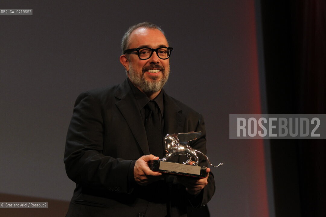 67th Venice International Film Festival - Venice September 11, 2010 - The Awards at the 67th Venice Film Festival - Silver Lion for Best Dirtector: Alex de la Iglesia for the film Balada Triste De Trompeta (Spain, France).
