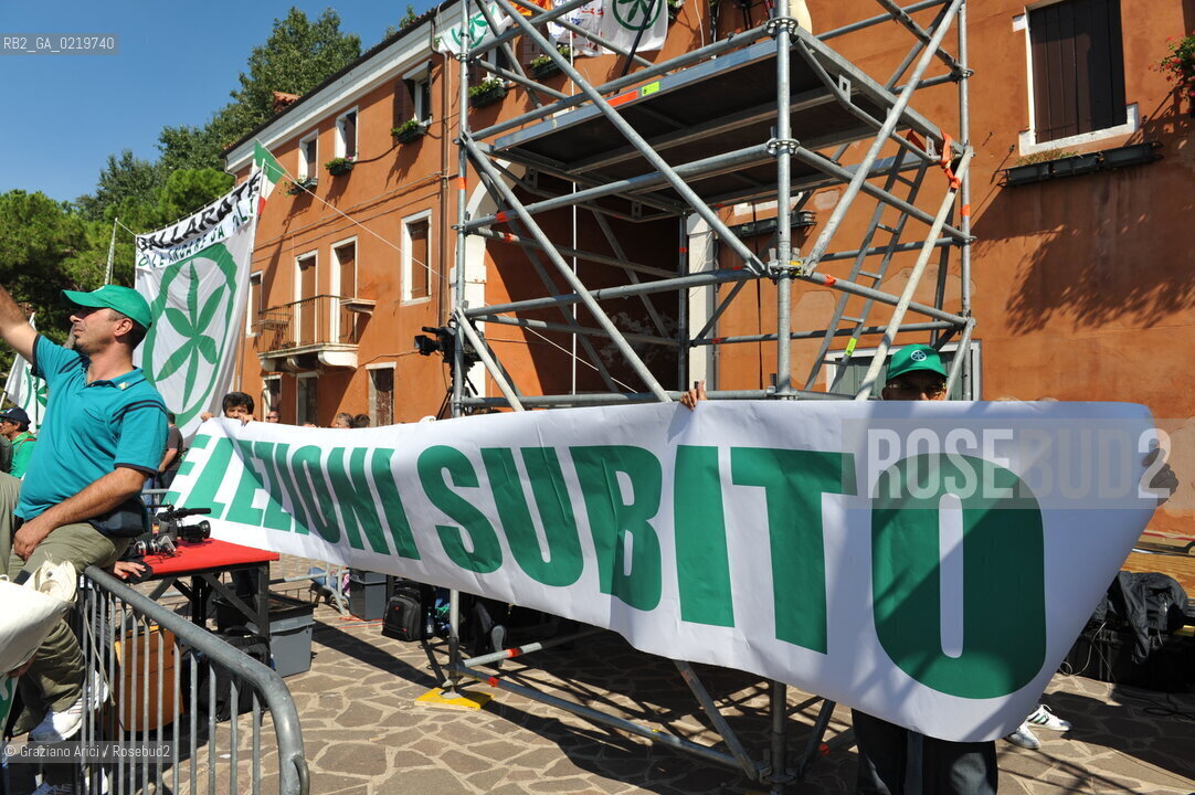 Venice 12/09/10 - Festa dei popoli Padani :  Lega Nord Militants Lega Nord @ Graziano Arici