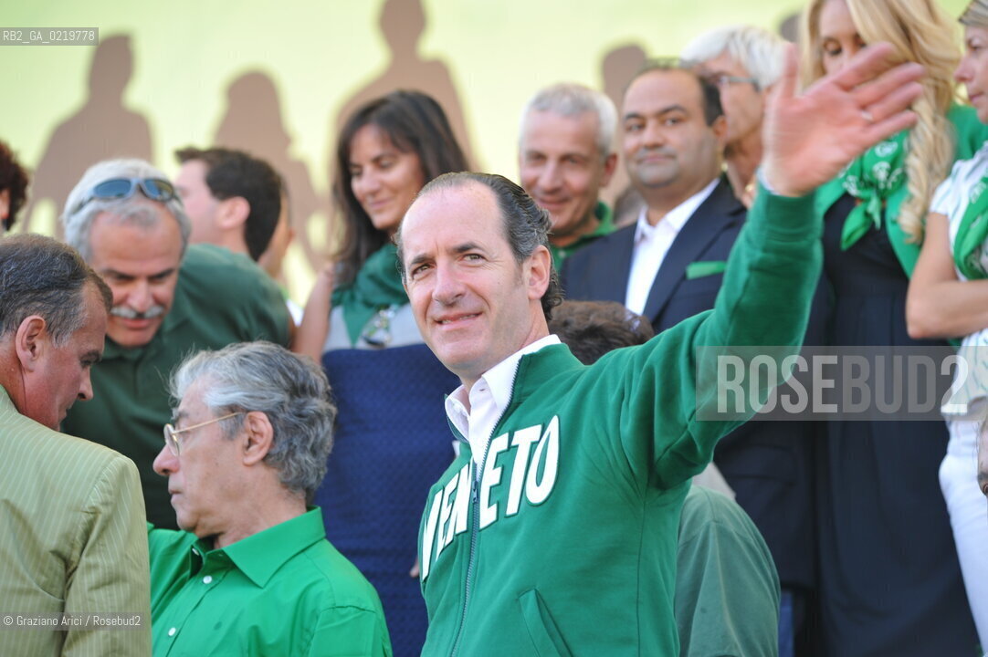 Venice 12/09/10 - Festa dei popoli Padani : The Veneto Region Governor Luca Zaia Lega Nord @ Graziano Arici