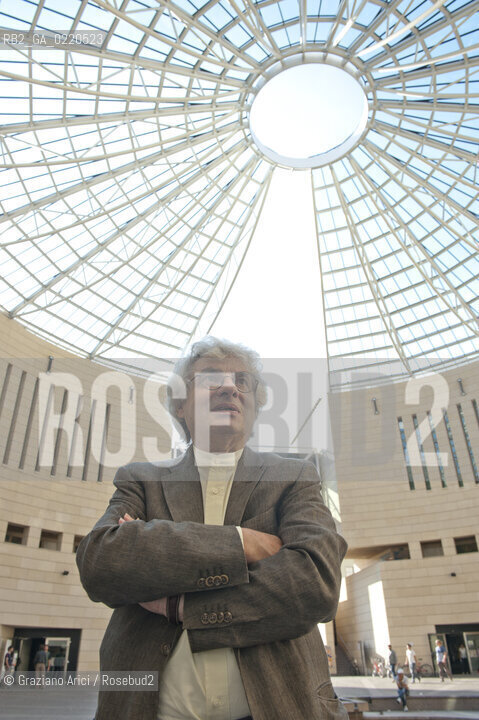Rovereto 23/09/10 - The swiss architect Mario Botta in his Mart Museum during his exposition Mario Botta. Architecture 1960-2010 - architetto architettura ©Graziano Arici/Rosebud2
