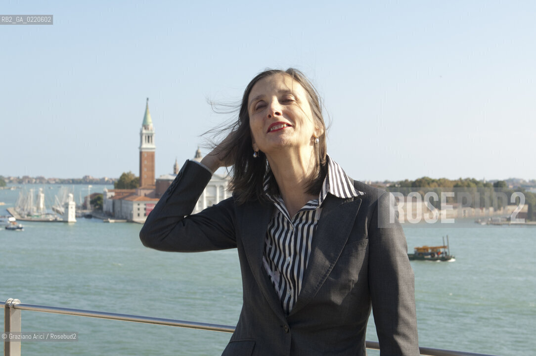 Venice 20/10/2010  Bice Curiger is the Director of the Visual Arts Sector, with responsibility for curating the 54th International Biennale Art Exhibition that will run June 4 to November 27, 2011 arte ©Graziano Arici/Rosebud2