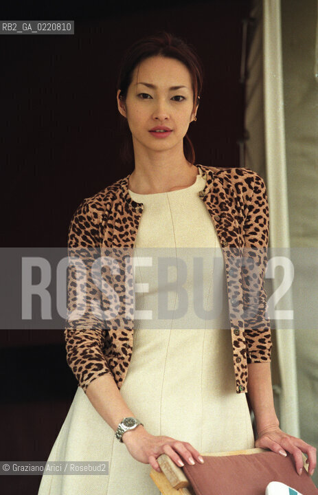 - Venezia,1999. 56°Festival Internazionale dArte Cinematografica. Portrait of the actress Ryo. Cinema attrice ritratto.- Venice,1999. 56th Venice International Film Festival. Portrait of Ryo, actress  ©  Graziano Arici