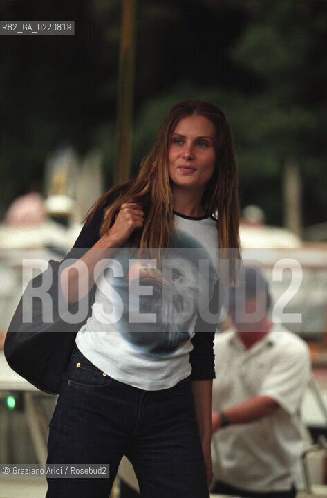 - Venezia,1999. 56°Festival Internazionale dArte Cinematografica. Portrait of the actress Emmanuelle Seigner. Cinema attrice ritratto.- Venice,1999. 56th Venice International Film Festival. Portrait of Emmanuelle Seigner, actress  ©  Graziano Arici