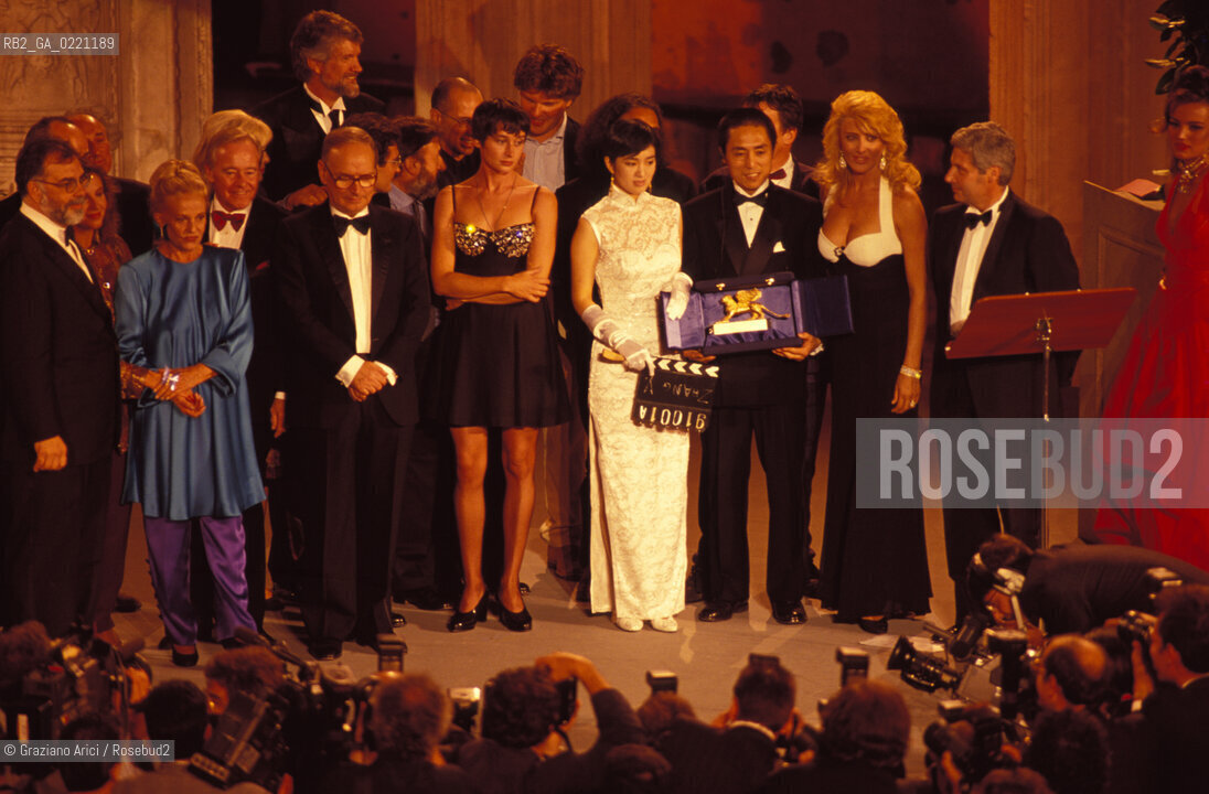 - Venezia, 1992. 49°Festival Internazionale dArte Cinematografica di Venezia.Gruppo dei premiati. Cinema premiazione.- Venice,1992. 49th Venice International Film Festival.Award ceremony ©  Graziano Arici
