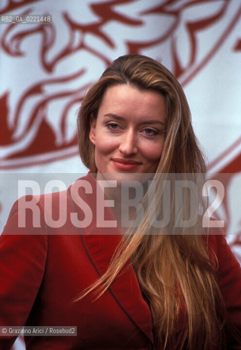 - Venezia,1998. Festival Internazionale darte Cinematografica. Lattrice Natasha Mc Elhone. Cinema,attrice,ritratto..- Venice,1998. 55th Venice International Film Festival. The actress Natasha Mc Elhone. Cinema, actress, film festival,portrait ©  Graziano Arici