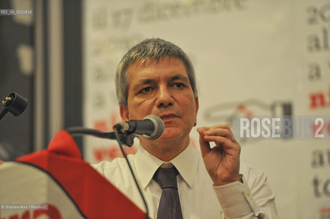 Venice 17/12/10 -  The Puglia Governor Nichi Vendola in a public debate i Architecture University politica IUAV ©Graziano Arici/Rosebud2