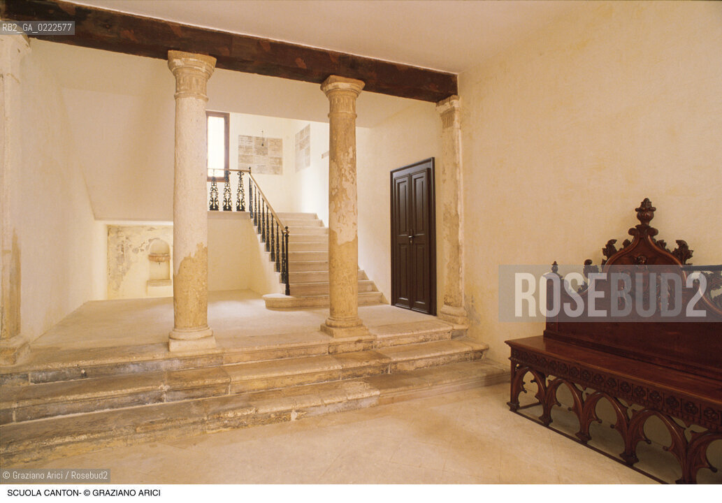 Caption: Nome:..SINAGOGA DELLA SANTA COMUNITÀ CANTON : ATRIO ....Localizzazione:..VENEZIA / CANNAREGIO / CAMPO DEL GHETTO NOVO SINAGOGA DELLA SANTA COMUNITÀ CANTON / SCUOLA CANTON  ..VENICE / CANNAREGIO / CAMPO GHETTO NOVO  SYNAGOGUE OF THE SACRED COMMUNITY OF CANTON  / SCUOLA CANTON   ..Soggetto:..ATRIO  ..ENTRANCE   ..Cronologia:..SEC. XVIII SECONDA METÀ /1780 ca. ..XVIIth CENTURY / 1780 about  ..Autore:......Stile:..BAROCCO  ..BAROQUE   ..Editori Stampatori:......Committenza:..EBREI DI ORIGINE PROVENZALE DI RITO ASHKENAZITA  ..FRENCH ASHKENAZI JEWS   ..Materia e Tecnica:......Collocazione:......Note:......Riproduzione Fotografica:..Graziano Arici/Rosebud2  ....Copyright:..Graziano Arici/Rosebud2/  ....Data:..1994....Costo:..A....Key:..CHIESA   ..CHURCH