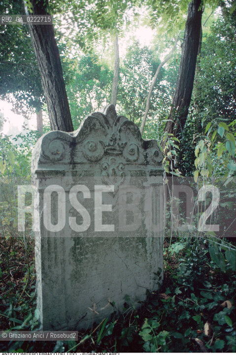 Caption: Nome:..CIMITERO EBRAICO DEL LIDO DI VENEZIA: TOMBA DELLA POETESSA SARA COPIO SULLAM CON STEMMA ARALDICO E ISCRIZIONE (1641 ca.)  ....Localizzazione:..GHETTO / LIDO DI VENEZIA / CIMITERO EBRAICO  ..LIDO OF VENICE / JEWISH CEMETERY   ..Soggetto:..TOMBA DELLA POETESSA SARA COPIO SULLAM STEMMA ARALDICO E ISCRIZIONE..GRAVE OF POETESS SARA COPIO SULLAM  HERALDIC COAT OF ARMS AND INSCRIPTION..Cronologia:..SEC. XVII / SECONDO QUARTO / 1641 ca.  ..XVIIth  CENTURY / 1641 ca  ..Autore:......Stile:......Editori Stampatori:......Committenza:......Materia e Tecnica:..BASSORILIEVO SU MARMO  ..BAS-RELIEF ON MARBLE  ..Collocazione:....Note:..“ QUESTA E’ LA LAPIDE DELLA DISTINTA SIGNORA SARA, MOGLIE DEL VIVENTE GIACOBBE SULLAM, L’ANGELO DELLA MORTE LANCIO’ IL SUO DARDO FERENDO A MORTE SARA, DONNA DI ALTO INGEGNO. SAGGIA TRA LE MOGLI, APPOGGIO AI MISERI, IL POVERO TROVAVA IN LEI UNA COMPAGNA ED UNA AMICA. SE ORA E’ CONSEGNATA SENZA SCAMPO AI VERMI DELLA TERRA, NEL GIORNO FISSATO DIRA’ IL SIGNORE: TORNA, TORNA O SULAMITA...MORI’ IL GIORNO SESTO 5 ‘ADHAR 5401. LA SUA ANIMA POSSA GODERE DELL’ETERNA BEATITUDINE”....Riproduzione Fotografica:..Graziano Arici/Rosebud2  ....Copyright:..Graziano Arici/Rosebud2/  ....Data:..1994....Costo:..A....Key:..