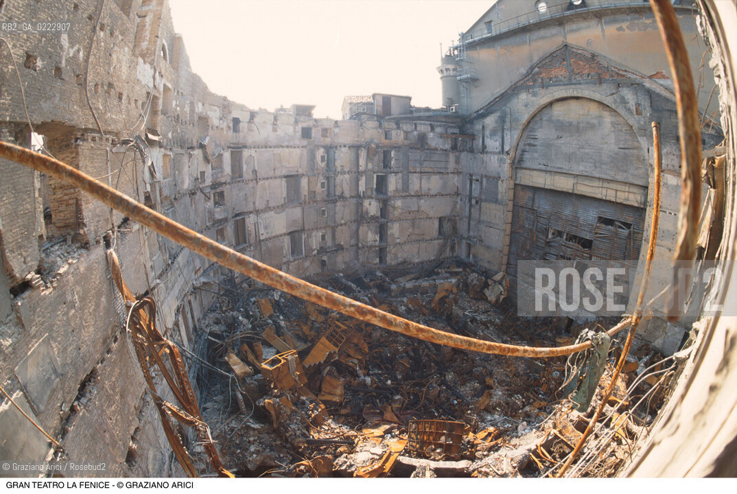 Caption: Nome: ..GRAN TEATRO LA FENICE..Descrizione: ..LA SALA DOPO LINCENDIO / VENEZIA..Credit: ..Graziano Arici/Rosebud2/..Costo: ..A..Nazione: ..ITALIA..Città: ..VENEZIA..Data: ..FEBBRAIO 1996