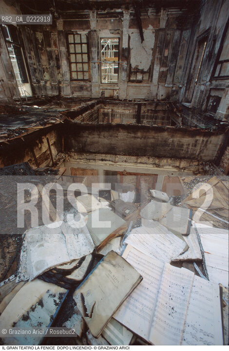 Caption: Nome: ..GRAN TEATRO LA FENICE..Descrizione: ..LE SALE APOLLINEE DOPO LINCENDIO / VENEZIA..Credit: ..Graziano Arici/Rosebud2/..Costo: ..A..Nazione: ..ITALIA..Città: ..VENEZIA..Data: ..1996