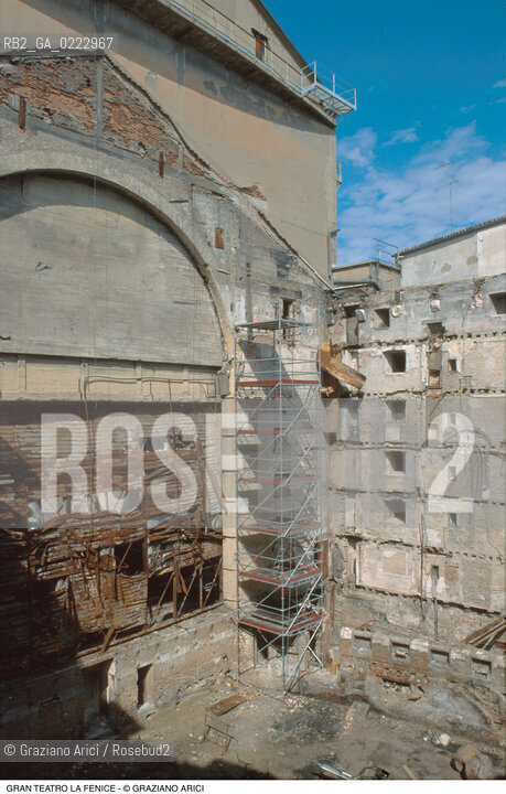 Caption: Nome: ..GRAN TEATRO LA FENICE..Descrizione: ..LA SALA DOPO LINCENDIO / VENEZIA..Credit: ..Graziano Arici/Rosebud2/..Costo: ..A..Nazione: ..ITALIA..Città: ..VENEZIA..Data: ..1996