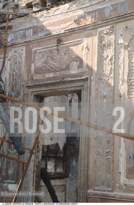 Caption: Nome: ..GRAN TEATRO LA FENICE..Descrizione: ..LE SALE APOLLINEE DOPO LINCENDIO / VENEZIA..Credit: ..Graziano Arici/Rosebud2/..Costo: ..A..Nazione: ..ITALIA..Città: ..VENEZIA..Data: ..1996