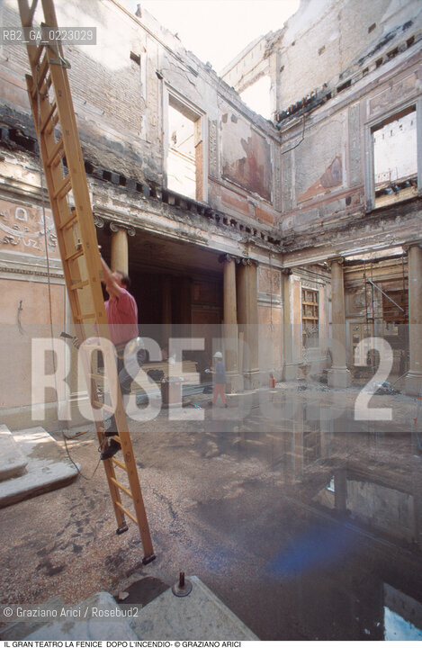 Caption: Nome: ..GRAN TEATRO LA FENICE..Descrizione: ..IL FOYER DOPO LINCENDIO / VENEZIA..Credit: ..Graziano Arici/Rosebud2/..Costo: ..A..Nazione: ..ITALIA..Città: ..VENEZIA..Data: ..1996