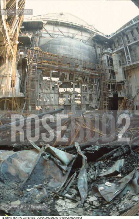 Caption: Nome: ..GRAN TEATRO LA FENICE..Descrizione: ..IL PALCOSCENICO DOPO LINCENDIO / VENEZIA..Credit: ..Graziano Arici/Rosebud2/..Costo: ..A..Nazione: ..ITALIA..Città: ..VENEZIA..Data: ..FEBBRAIO 1996