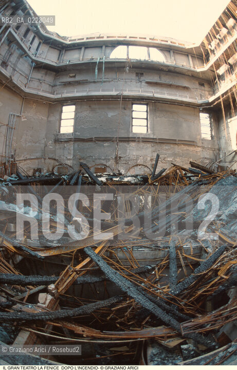 Caption: Nome: ..GRAN TEATRO LA FENICE..Descrizione: ..IL PALCOSCENICO DOPO LINCENDIO / VENEZIA..Credit: ..Graziano Arici/Rosebud2/..Costo: ..A..Nazione: ..ITALIA..Città: ..VENEZIA..Data: ..FEBBRAIO 1996