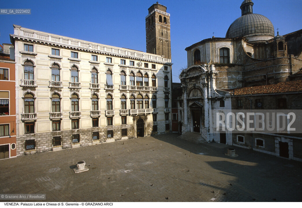 Localizzazione:..VENEZIA / CANNAREGIO..Oggetto:..Soggetto:..PALAZZO LABIA CAMPO E CHIESA S. GEREMIA..Cronologia: ..XVII XVIII SECOLO..Definizione Culturale:..   Autore: ANDREA COMINELLI, ALESSANDRO TREMIGNON, GIORGIO MASSARI..   Stile: ..   Editori/Stampatori:..   Committenza:..Materia e Tecnica:..Collocazione:..Note:..PALAZZI..Riproduzione Fotografica:..Graziano Arici/Rosebud2 .Copyright:..Graziano Arici/Rosebud2 .Data:..1998..Costo:..A..