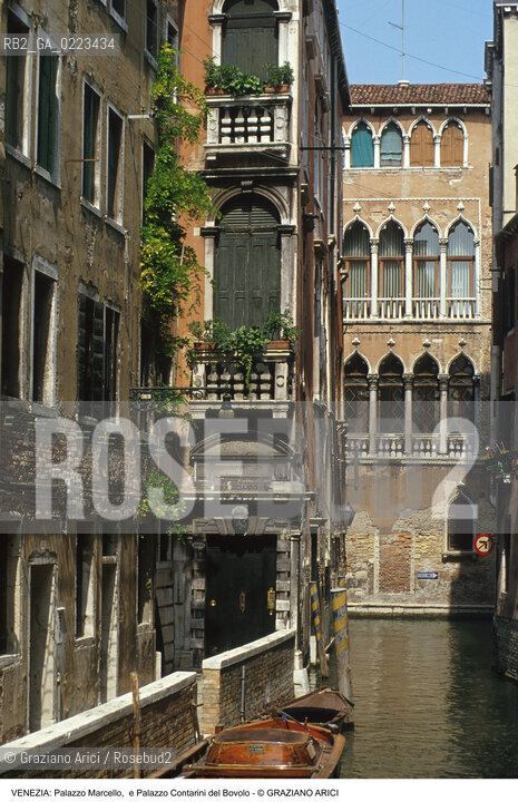 Localizzazione:..VENEZIA / S. MARCO..Oggetto:..Soggetto:..PALAZZO MARCELLO E CONTARINI DEL BOVOLO..Cronologia: ..XV XVII XVIII SEC..Definizione Culturale: ..   Autore: ..   Stile: GOTICO..   Editori/Stampatori:..   Committenza:..Materia e Tecnica:..Collocazione:..Note:..PALAZZI..Riproduzione Fotografica:..Graziano Arici/Rosebud2 .Copyright:..Graziano Arici/Rosebud2 .Data:..1998..Costo:..A..