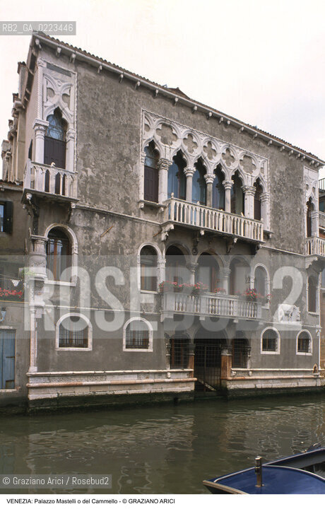 Localizzazione:..VENEZIA / CANNAREGIO..Oggetto:..Soggetto:..PALAZZO MASTELLI O DEL CAMMELLO..Cronologia: ..XIII XV XVI SECOLO..Definizione Culturale:..   Autore: ..   Stile: LOMBARDESCO GOTICO..   Editori/Stampatori:..   Committenza:..Materia e Tecnica:..Collocazione:..Note:..PALAZZI..Riproduzione Fotografica:..Graziano Arici/Rosebud2 .Copyright:..Graziano Arici/Rosebud2 .Data:..1998..Costo:..A..