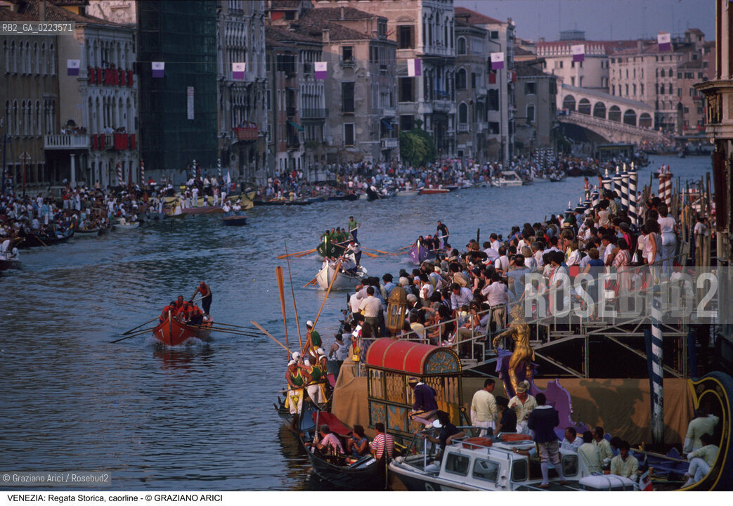 Localizzazione:..VENEZIA..Oggetto:..Soggetto:..REGATA STORICA CAORLINE CANAL GRANDE..Cronologia: ..Definizione Culturale:..   Autore: ..   Stile: ..   Editori/Stampatori:..   Committenza:..Materia e Tecnica:..Collocazione:..Note:..REGATE..Riproduzione Fotografica:..Copyright:..Graziano Arici/Rosebud2 .Data:..1996..Costo:..A