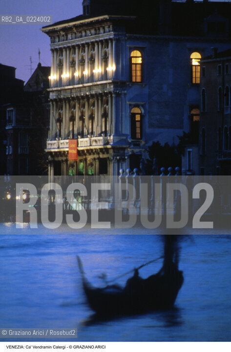 Localizzazione:..VENEZIA / CANNAREGIO..Oggetto:..Soggetto:..CA VENDRAMIN CALERGI / CASINO MUNICIPALE GONDOLA / RICHARD WAGNER..Cronologia: ..XVII SECOLO..Definizione Culturale:..   Autore: MAURO CODUSSI..   Stile: RINASCIMENTO..   Editori/Stampatori:..   Committenza:..Materia e Tecnica:..Collocazione:..Note:..PALAZZI..Riproduzione Fotografica:..Graziano Arici/Rosebud2 .Copyright:..Graziano Arici/Rosebud2 .Data:..1985..Costo:..A..