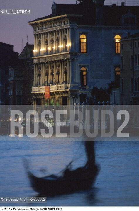 Localizzazione:..VENEZIA / CANNAREGIO..Oggetto:..Soggetto:..CA VENDRAMIN CALERGI / CASINO MUNICIPALE GONDOLA / RICHARD WAGNER / NOTTURNO..Cronologia: ..XVII SECOLO..Definizione Culturale:..   Autore: MAURO CODUSSI..   Stile: RINASCIMENTO..   Editori/Stampatori:..   Committenza:..Materia e Tecnica:..Collocazione:..Note:..CALLI CAMPI E PONTI..Riproduzione Fotografica:..Copyright:..Graziano Arici/Rosebud2 .Data:..1985..Costo:..A