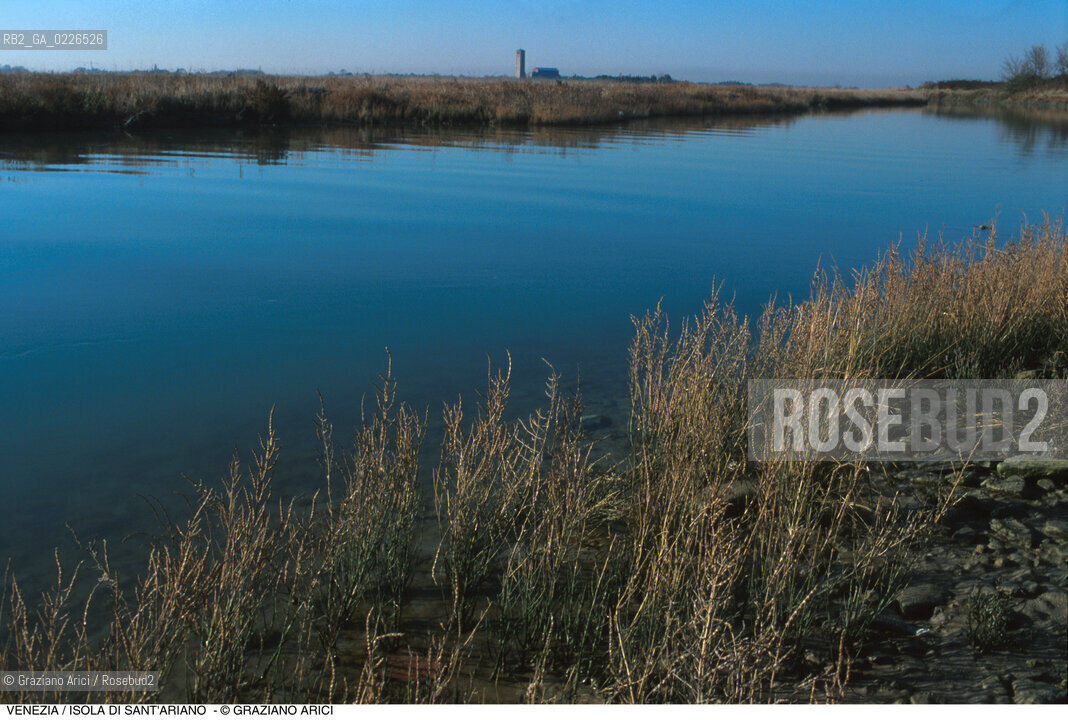 Caption: Nome:..ISOLA DI SANTARIANO....Localizzazione:..VENEZIA / ISOLA DI SANTARIANO / LAGUNA NORD..VENICE / THE ISLE OF SANTARIANO   / THE NORTH LAGOON..Soggetto:..ISOLA DI SANTARIANO / TORCELLO..Cronologia:..SEC. XVI ..XVIth CENTURY ..Autore:......Stile:......Editori Stampatori:......Committenza:......Materia e Tecnica:......Collocazione:......Note:..NEL 1565 VIENE REALIZZATO UN MURO CHE RECINGE ANCORA OGGI LA PARTE DELLISOLA ALLORA DESTINATA AD OSSARIO..IN 1565 A WALL HAS BEEN BUILT TO SURROUND AN OSSUARY..Riproduzione Fotografica:..Graziano Arici/Rosebud2 ...Copyright:..Graziano Arici / rosebud2/....Data:..1993....Costo:..A....Key:..ISOLE ABBANDONATE..UNINHABITED ISLANDS