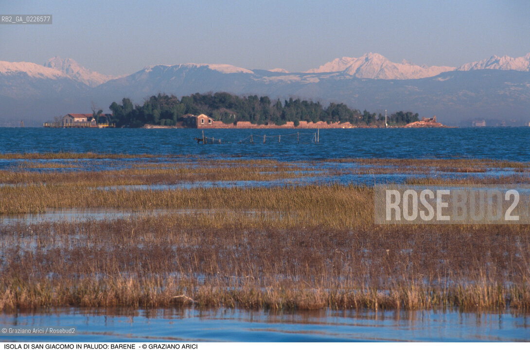 Caption: Nome:..ISOLA DI SAN GIACOMO IN PALUDO ....Localizzazione:..VENEZIA / ISOLA DI SAN  GIACOMO IN PALUDO / LAGUNA NORD..VENICE / THE ISLE OF SAN GIACOMO IN PALUDO / THE NORTH LAGOON..Soggetto:..ISOLA DI SAN GIACOMO IN PALUDO /  BARENE MONTAGNE..ARCHEOLOGIA..Cronologia:......Autore:......Stile:......Editori Stampatori:......Committenza:......Materia e Tecnica:......Collocazione:......Note:..DAL 1860 VENNE UTILIZZATA COME POLVERIERA..SINCE1860 THE ISLE WAS USED AS A POWDER MAGAZINE ..Riproduzione Fotografica:..Graziano Arici/Rosebud2 ...Copyright:..Graziano Arici / rosebud2/....Data:..1993....Costo:..A....Key:..ISOLE ABBANDONATE..UNINHABITED ISLANDS