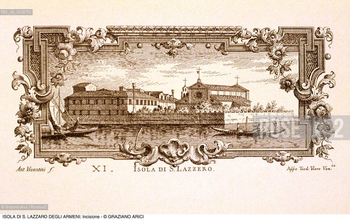 Localizzazione:..VENEZIA / LAGUNA SUD..Oggetto:..Soggetto:..ISOLA DI S. LAZZARO DEGLI ARMENI / GEORGE BYRON..Cronologia: ....Definizione Culturale:..   Autore:..ANTONIO VISENTINI..   Stile:..   Editori/Stampatori:..   Committenza:..Materia e Tecnica:..INCISIONE..Collocazione:..Note:..LIDO..Riproduzione Fotografica:..Copyright:..Graziano Arici/Rosebud2 .Data:..1990..Costo:..A