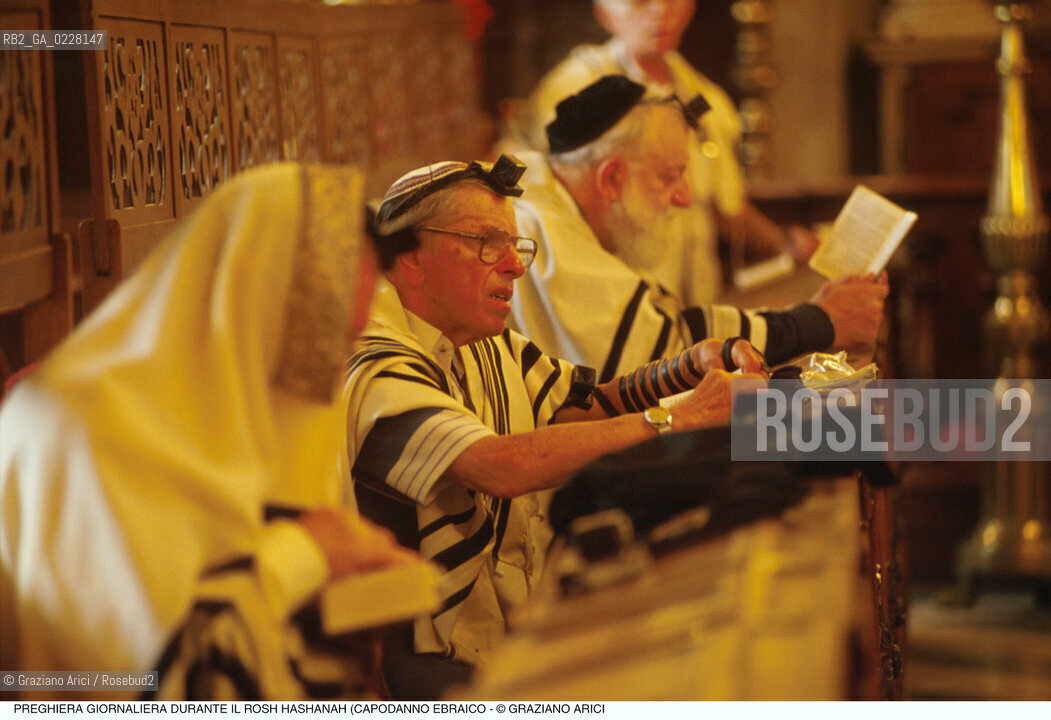 Caption: Nome:..SCUOLA GRANDE SPAGNOLA  : PREGHIERA DEL MATTINO DURANTE IL ROSH HASHANAH (CAPODANNO EBRAICO)..   ..Localizzazione:..VENEZIA / CANNAREGIO / GHETTO VECCHIO / SCUOLA GRANDE SPAGNOLA  ..VENICE /  CANNAREGIO / GHETTO VECCHIO / SCUOLA GRANDE SPAGNOLA    ..Soggetto:..SINAGOGA / PREGHIERA DEL MATTINO DURANTE IL ROSH HASHANAH (CAPODANNO EBRAICO) / TALLETH   ..SYNAGOGUE / MORNING PRAYER DURING THE ROSH HASHANAH / TALLIT   ..Cronologia:..  ....Autore:......Stile:......Editori Stampatori:......Committenza:......Materia e Tecnica:......Collocazione:......Note:......Riproduzione Fotografica:  ..Graziano Arici/Rosebud2 ....Copyright:..Graziano Arici/Rosebud2/....Data:..1994 ....Costo:..A....Key:..RITI..RITES