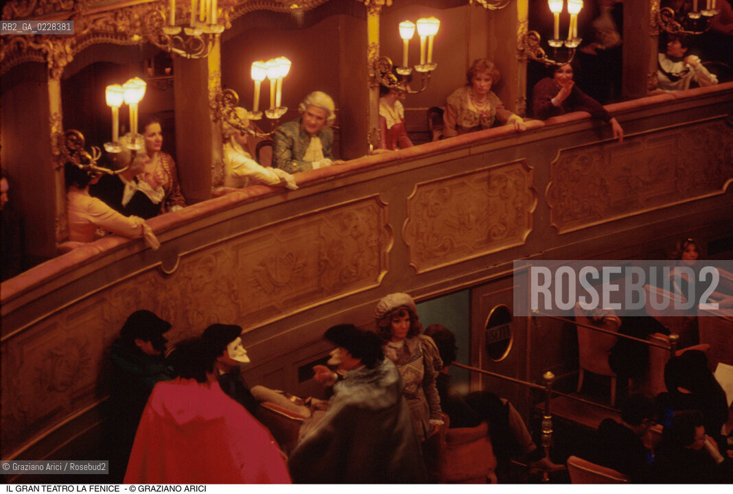 Caption: Nome: ..GRAN TEATRO LA FENICE..Descrizione: ..SALA / VENEZIA..Credit: ..Graziano Arici/Rosebud2/..Costo: ..A..Nazione: ..ITALIA..Città: ..VENEZIA..Data: ..1985 ca.