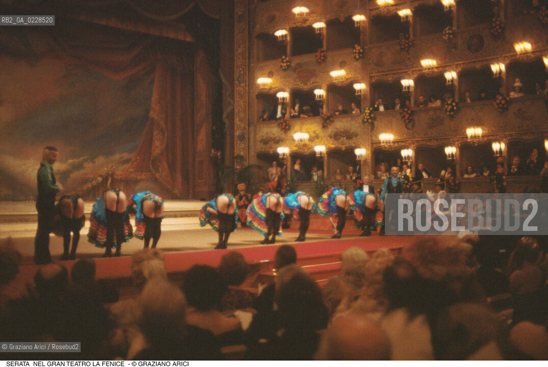 Caption: Nome: ..GRAN TEATRO LA FENICE..Descrizione: ..SALA FESTA DI CARNEVALE / VENEZIA CAN-CAN..Credit: ..Graziano Arici/Rosebud2/..Costo: ..A..Nazione: ..ITALIA..Città: ..VENEZIA..Data: ..1985 ca.